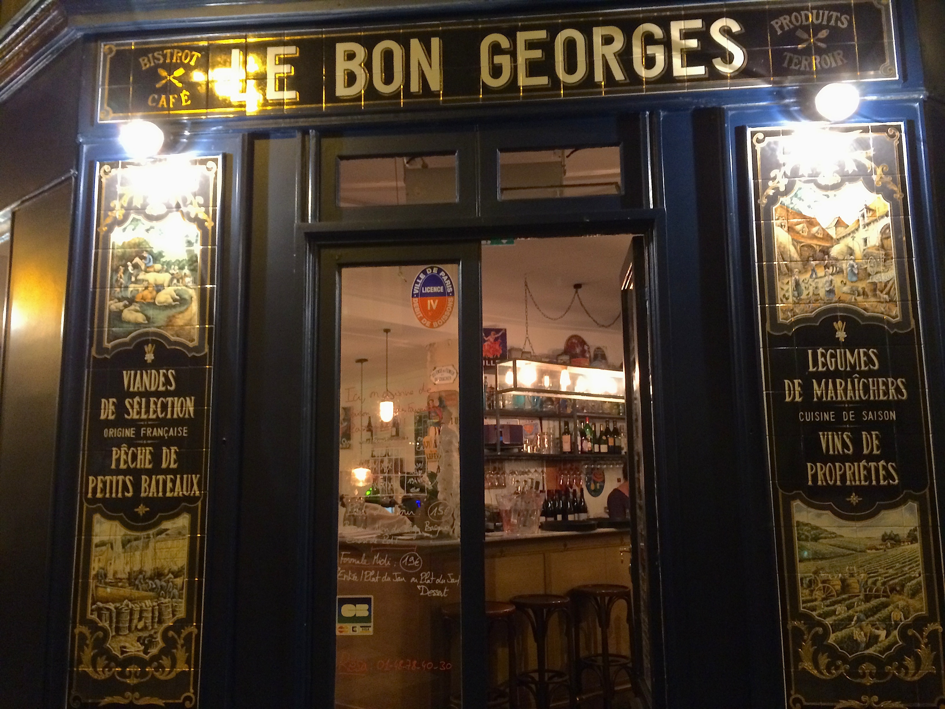 Le Bon Georges, Paris | My Pretty Much Perfect Neighborhood Bistro in the  9th Arrondissement, B+ - Alexander Lobrano